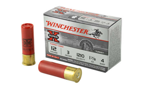 Ammunition Winchester Ammunition Super X 12Gauge WIN SPRX TRKY 12GA 3" #4 10/100